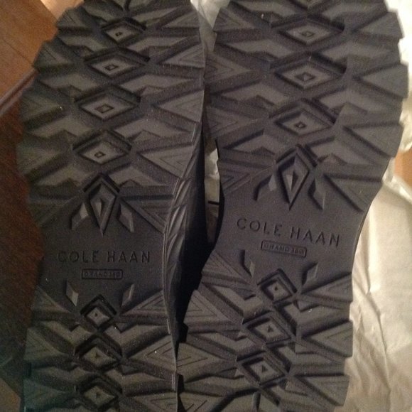 Cole Haan Men's ZeroGrand Black Suede & Textile WR ZG Hiker Boots 11.5M NIB - Picture 3 of 10